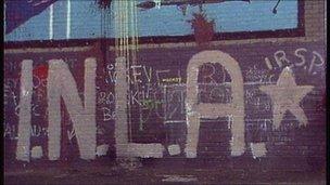 INLA graffiti