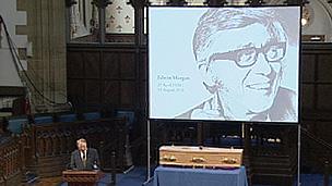 Edwin Morgan funeral