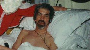 Graham Miles in hospital