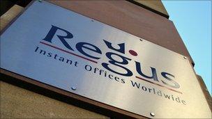 Regus sign