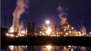 Corus plant in Redcar