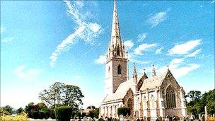 Bodelwyddan church