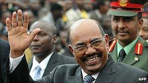 Omar al-Bashir in Nairobi, 27 August 2010