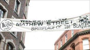 Mathews Street banner