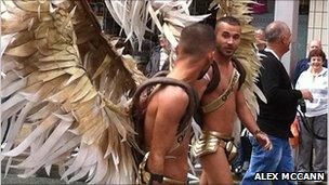 Angels on Pride parade