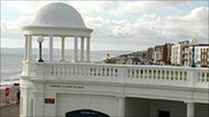 Colonnade building in Bexhill