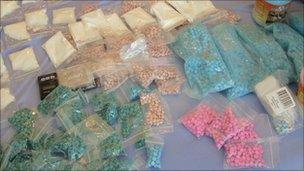 Drugs seized in Ibiza