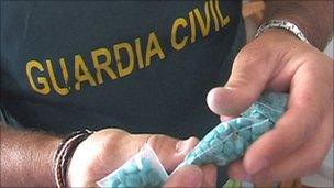 Drugs seized in Ibiza