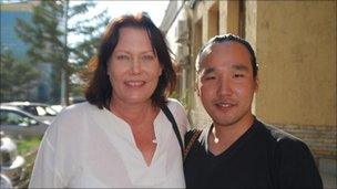 Robyn Garner and Otgonbaatar Tsedendemberel