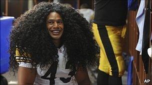 Troy Polamalu in a hand-out picture provided by Procter and Gamble