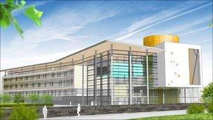 Concept art of new Inverness College