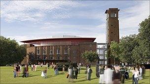 Artist's impression of the Royal Shakespeare Theatre