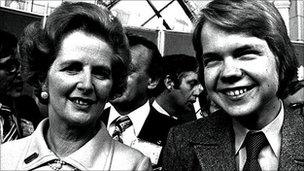 Margaret Thatcher and William Hague