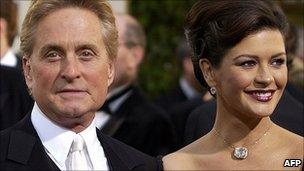 Michael Douglas and Catherine Zeta Jones