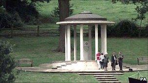 Magna Carta memorial at Runnymede