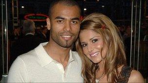 Ashley Cole and Cheryl Cole in 2006