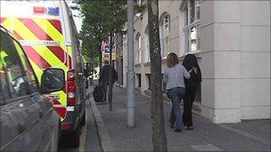 A series of raids were carried out on suspected brothels in Belfast