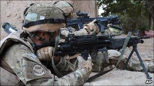 British troops in Afghanistan