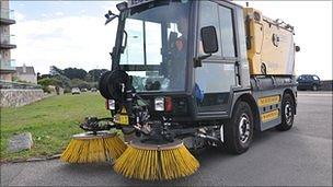 Guernsey States Works mini sweeper