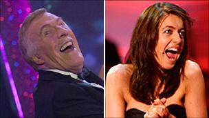 Bruce Forsyth and Claudia Winkleman