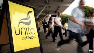 Unite union meeting at Kempton Park racecourse