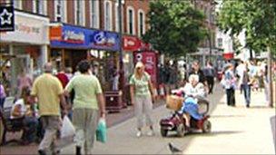 Tunbridge Wells shopping district