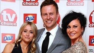 Sammy Winward, Tom Lister and Lucy Pargeter from Emmerdale