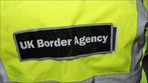 UK Border Agency vest