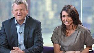 Adrian Chiles and Christine Bleakley