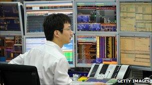 Currency trader in Korea
