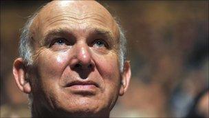 UK business secretary, Vince Cable