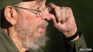 Fidel Castro in Havana on 3 September, 2010