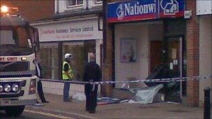 Nationwide after the ram raid