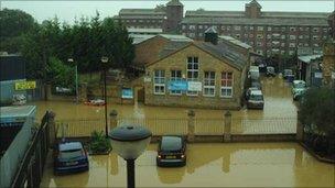 Flood in Brentford