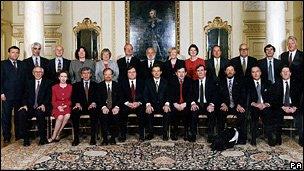 Tony Blair's cabinet in 1997