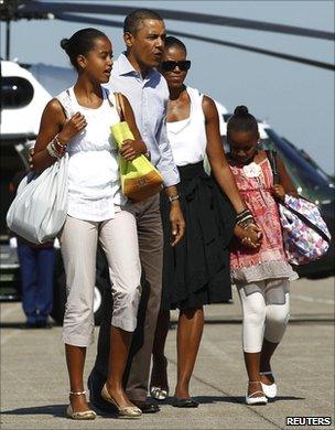 Obama family (Reuters)