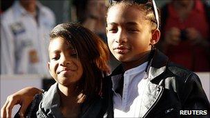 Willow and Jaden Smith