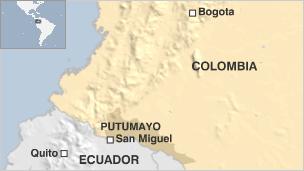 Map of Colombia