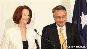 PM Julia Gillard and Treasurer Wayne Swan