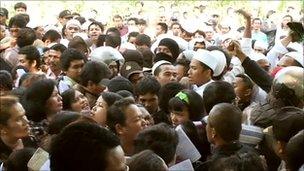 Christians and Muslims clash after Sunday worship, Bekasi - September 2010