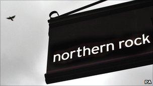 Northern Rock sign