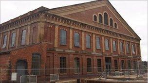 Worcester vinegar works built by Hill, Evans & Company in the 1850s and taken over by the 104th Regiment Royal Artillery volunteers on 19 September