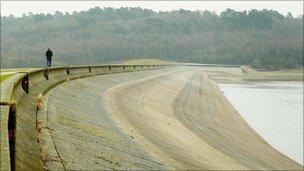 Bewl Water reservoir near Lamberhurst in Kent