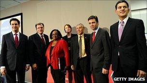 The leadership candidates before the last hustings of the campaign