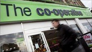 Co-operative food shop