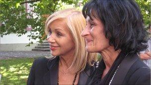Ursula Biondi (left) and Gina Rubeli today