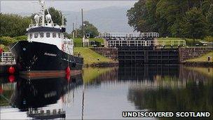 Caledonian Canal. Pic: Undiscovered Scotland