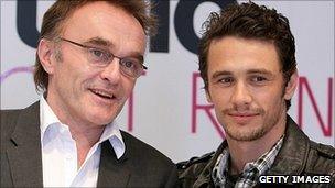 Danny Boyle and actor James Franco