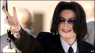 Michael Jackson, pictured in 2005