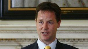 Deputy Prime Minister Nick Clegg